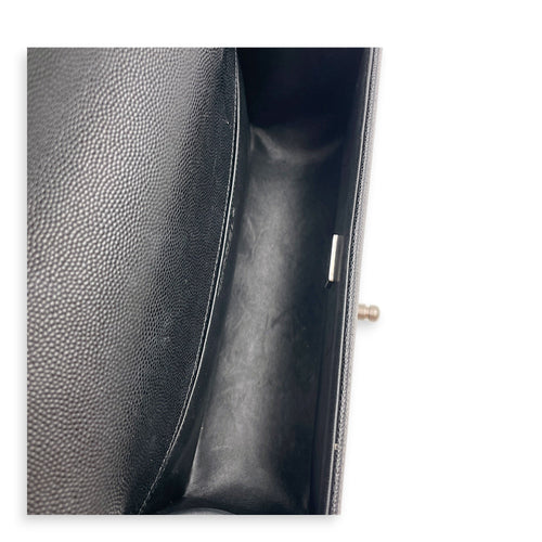 Boy Black Shoulder Bag in Caviar Leather Ruthenium hardware CL2607-22347 6