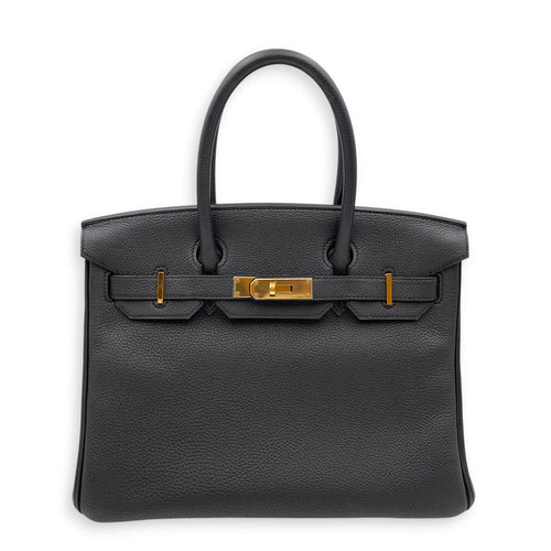 Birkin 30 Plomb  in Togo Gold hardware CL2607-22357 1