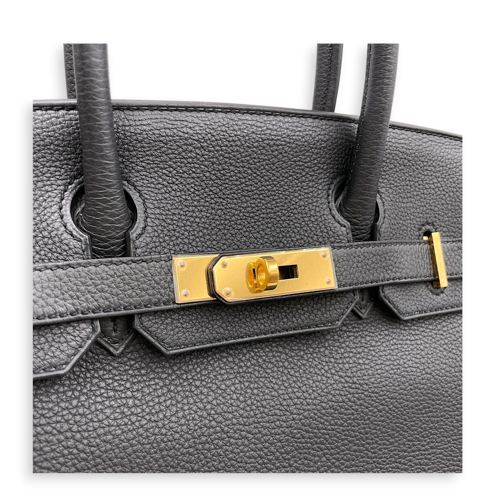 Birkin 30 Plomb  in Togo Gold hardware CL2607-22357 9