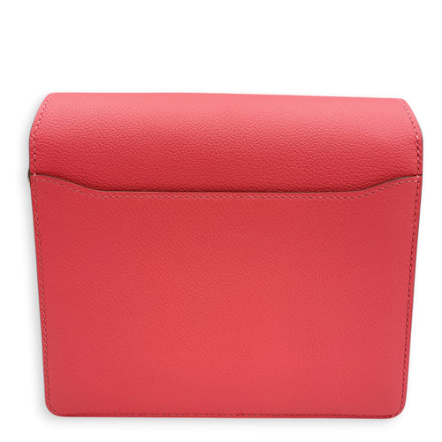 Roulis Rose Azalee in Evercolor Palladium hardware