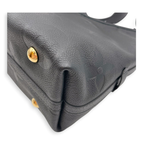 Carryall PM Black Shoulder Bag in Empreinte Leather Gold hardware CL2607-22363 12