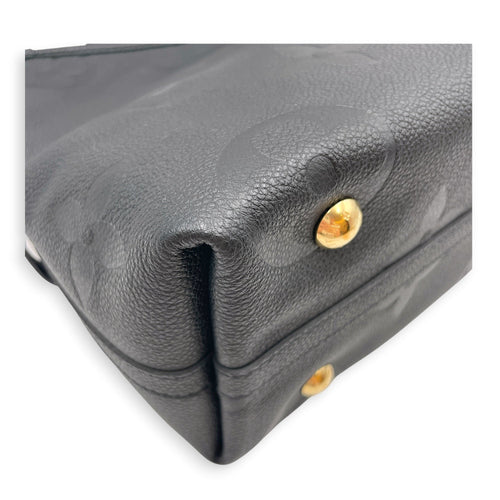Carryall PM Black Shoulder Bag in Empreinte Leather Gold hardware CL2607-22363 13