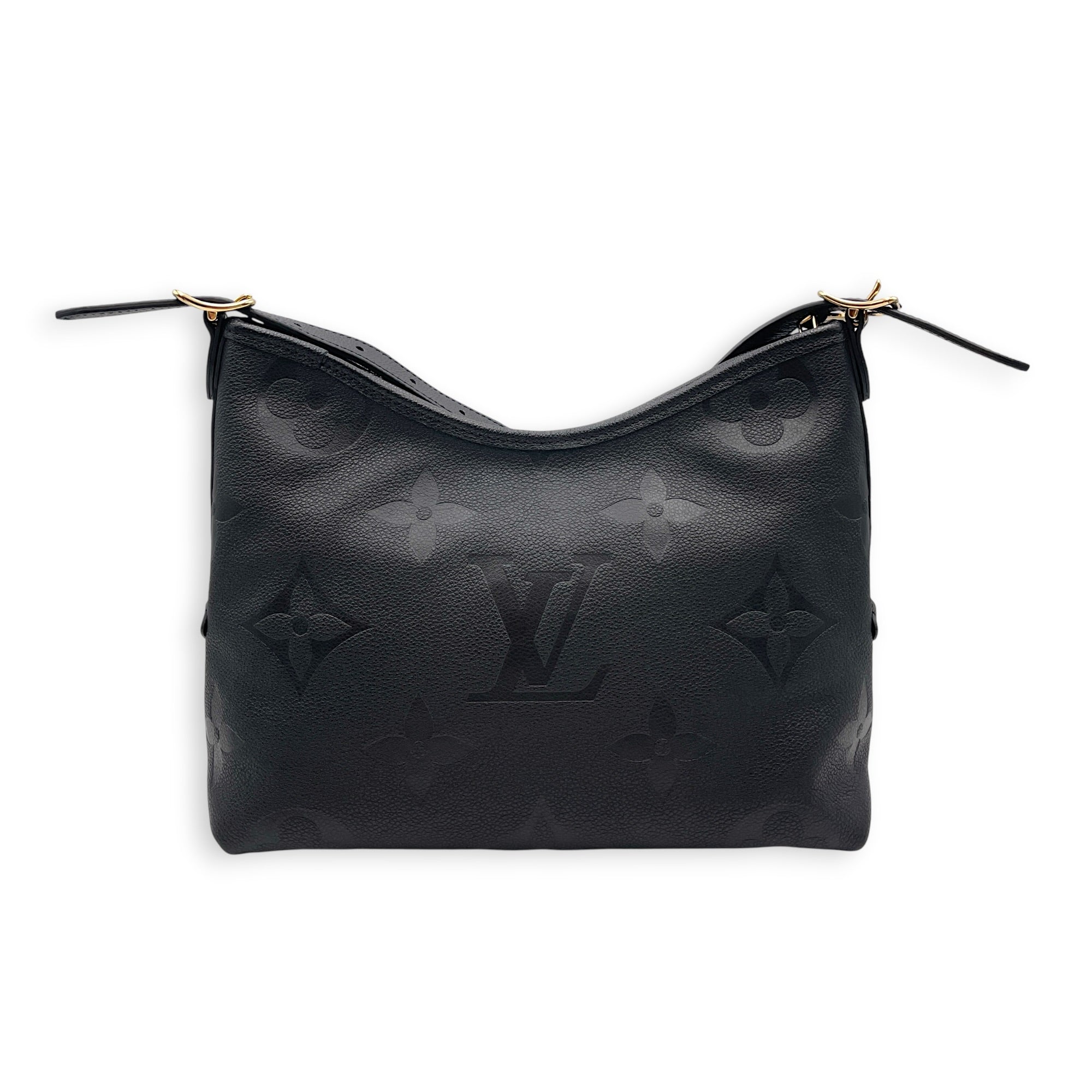 Carryall PM Black Shoulder Bag in Empreinte Leather Gold hardware CL2607-22363 2