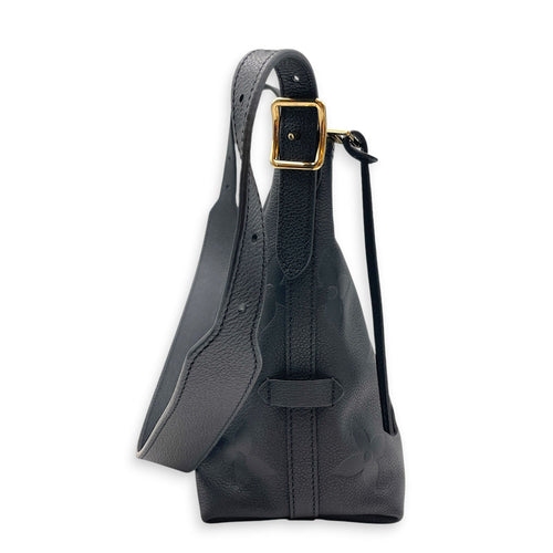 Carryall PM Black Shoulder Bag in Empreinte Leather Gold hardware CL2607-22363 3