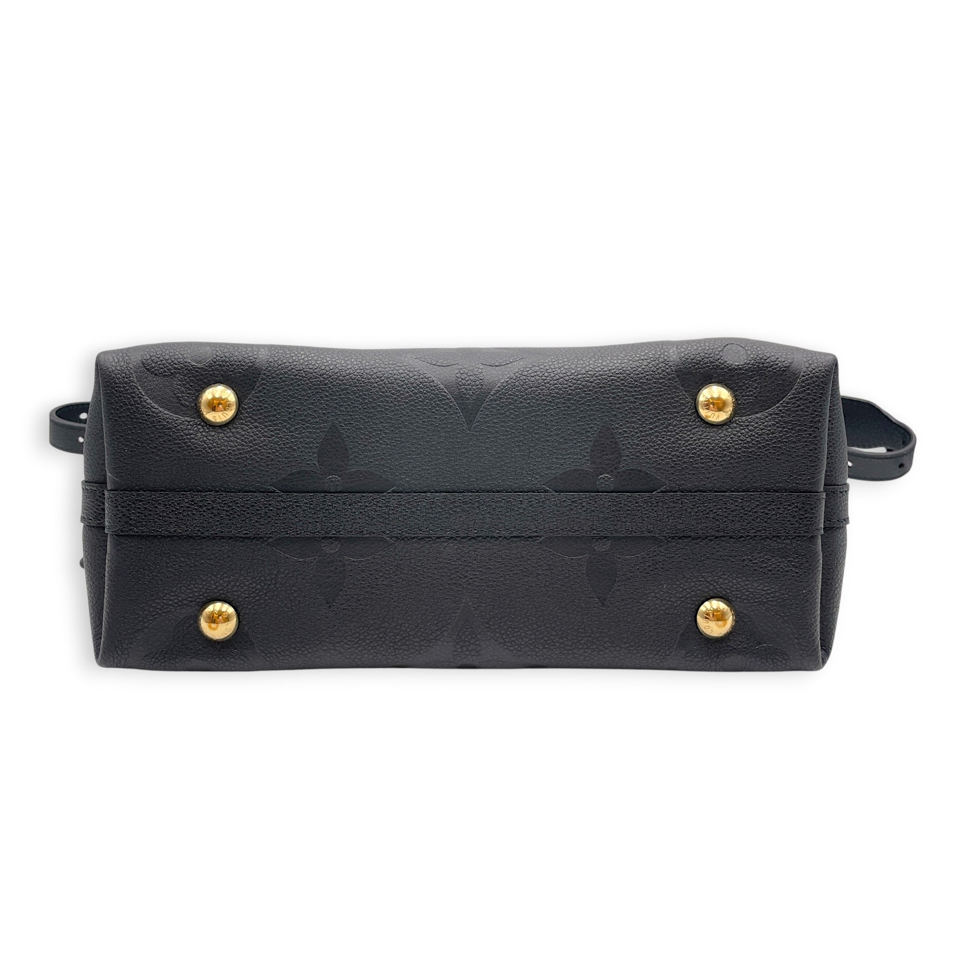 Carryall PM Black Shoulder Bag in Empreinte Leather Gold hardware CL2607-22363 7