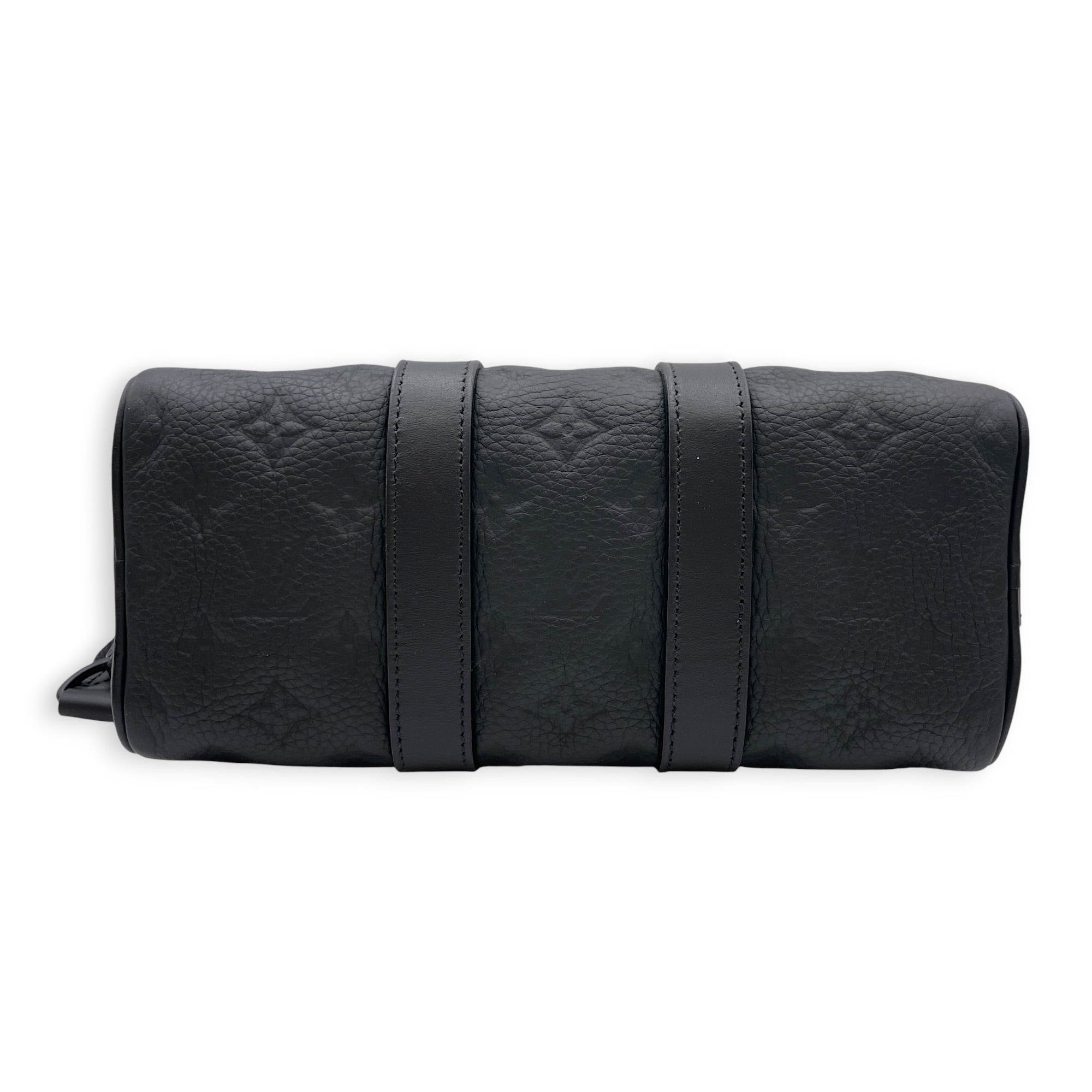 Keepall Bandouliere Black Crossbody Bag in Taurillon Leather Gunmetal hardware CL2607-22364 5