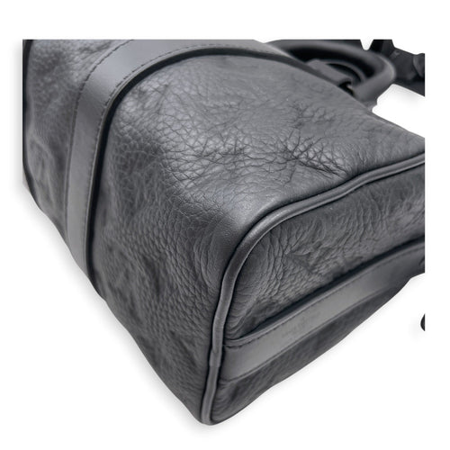 Keepall Bandouliere Black Crossbody Bag in Taurillon Leather Gunmetal hardware CL2607-22364 9