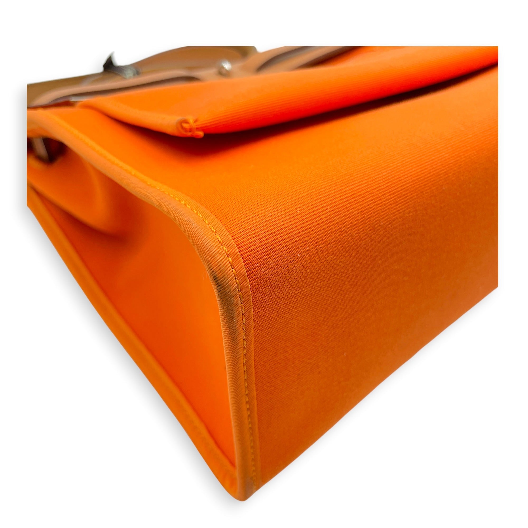 Herbag Zip 31 Orange in Vache Hunter/ Officier Canvas Palladium hardware CL2607-22370 11