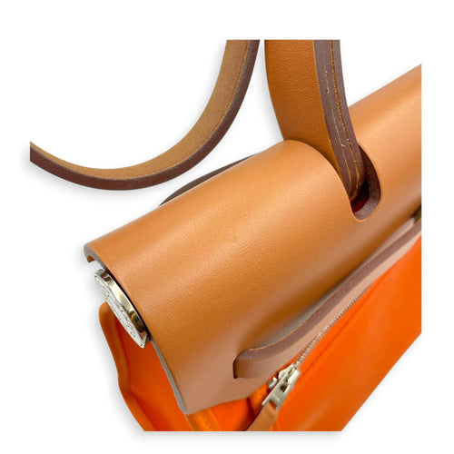 Herbag Zip 31 Orange in Vache Hunter/ Officier Canvas Palladium hardware CL2607-22370 14