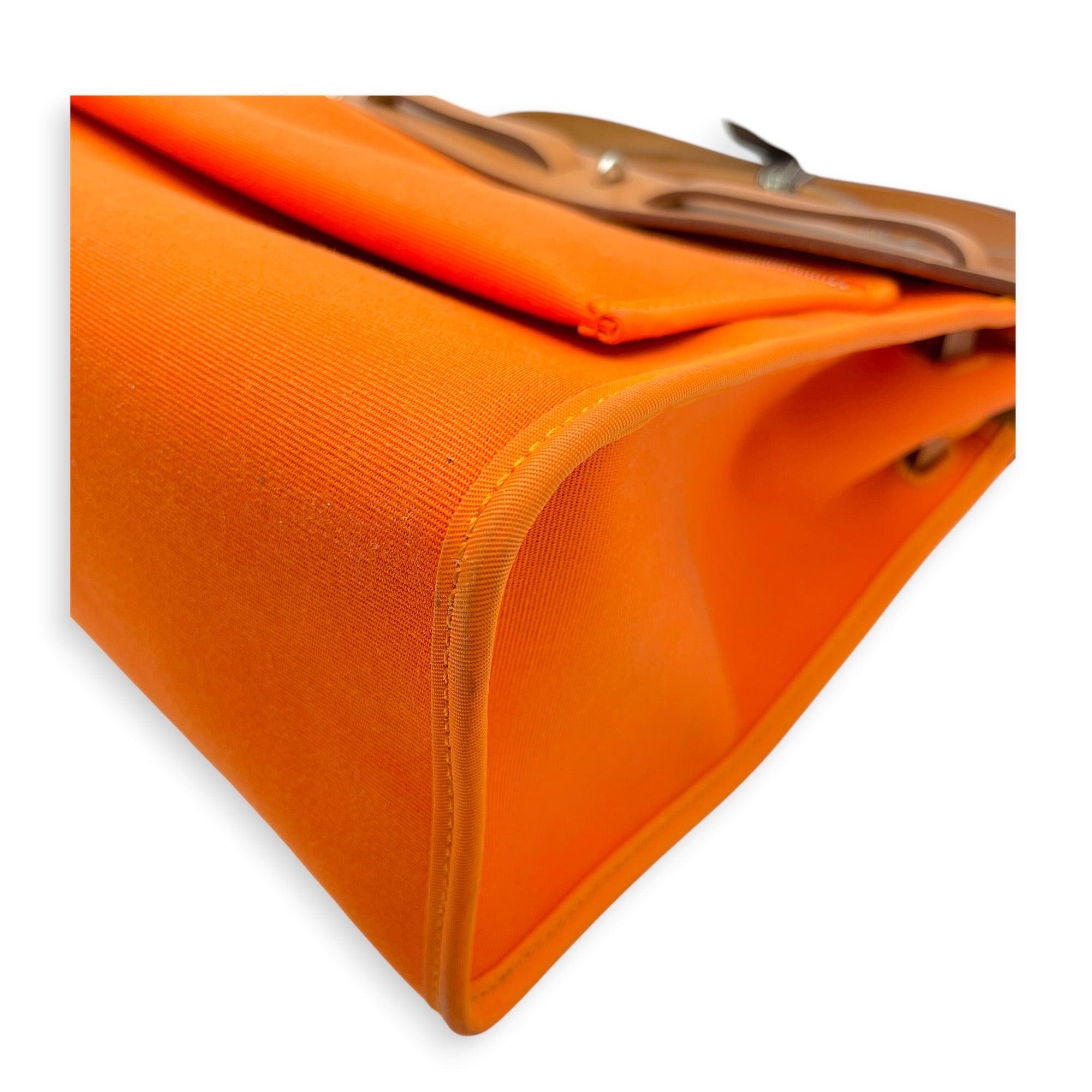 Herbag Zip 31 Orange in Vache Hunter/ Officier Canvas Palladium hardware CL2607-22370 16