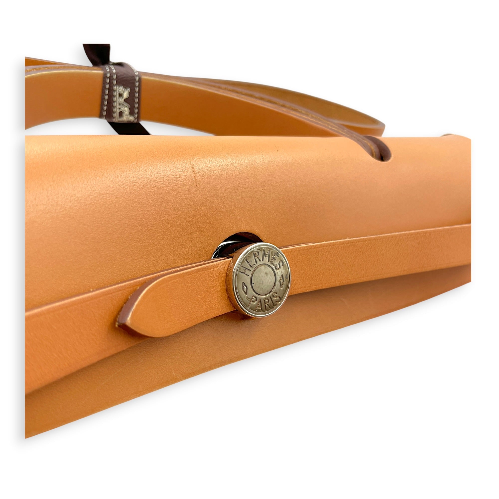Herbag Zip 31 Orange in Vache Hunter/ Officier Canvas Palladium hardware CL2607-22370 18