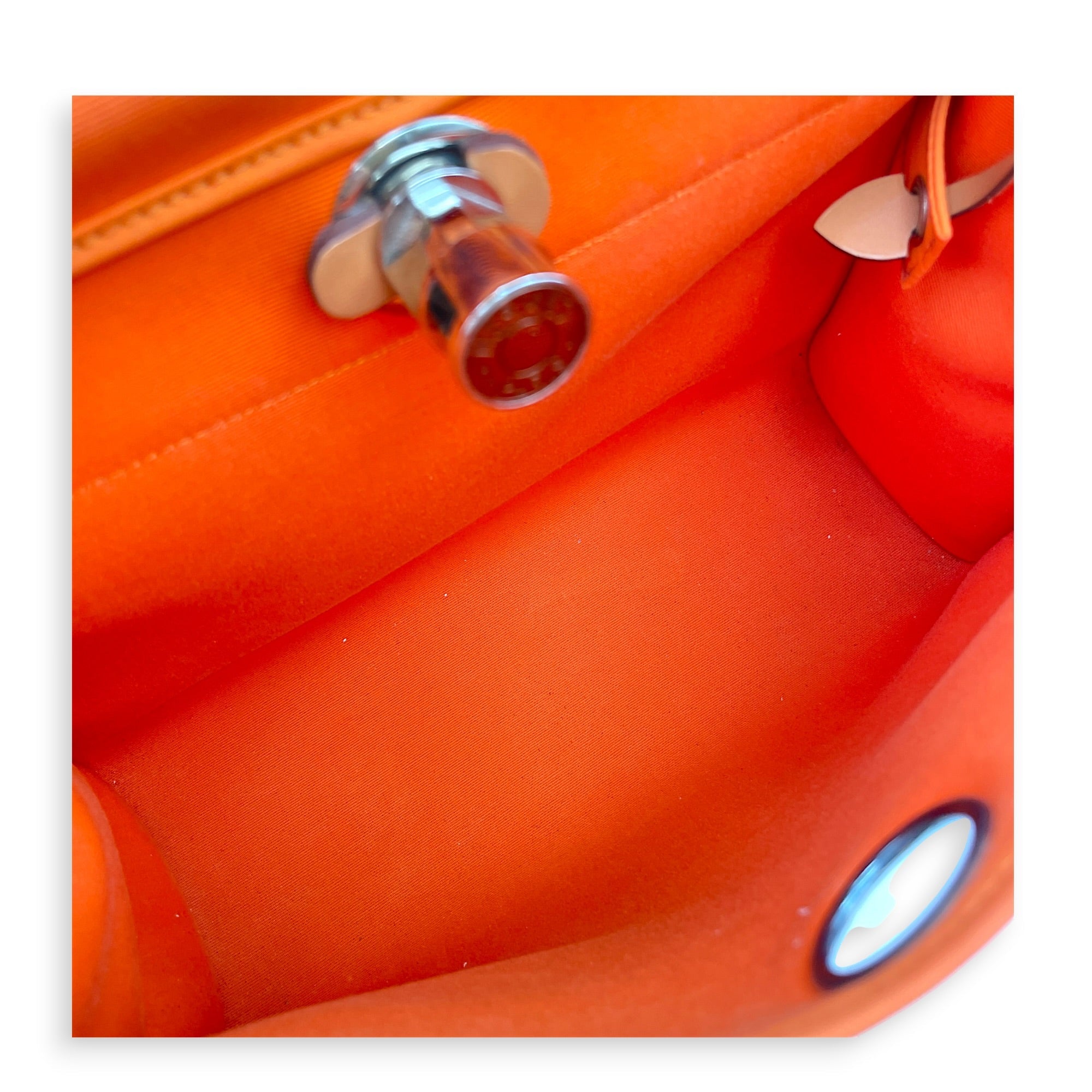 Herbag Zip 31 Orange in Vache Hunter/ Officier Canvas Palladium hardware CL2607-22370 6