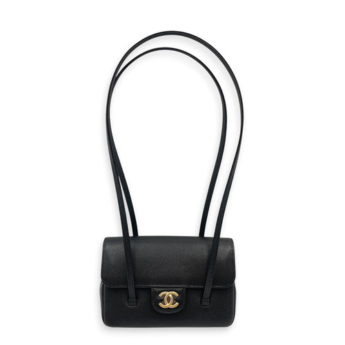 Preppy Mini Black Shoulder Bag in Calfskin Gold hardware CL2607-22372 1