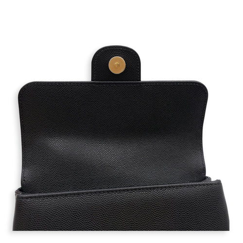 Preppy Mini Black Shoulder Bag in Calfskin Gold hardware CL2607-22372 11