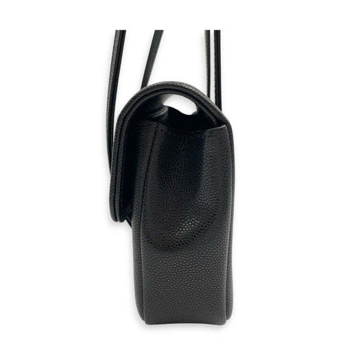 Preppy Mini Black Shoulder Bag in Calfskin Gold hardware CL2607-22372 6