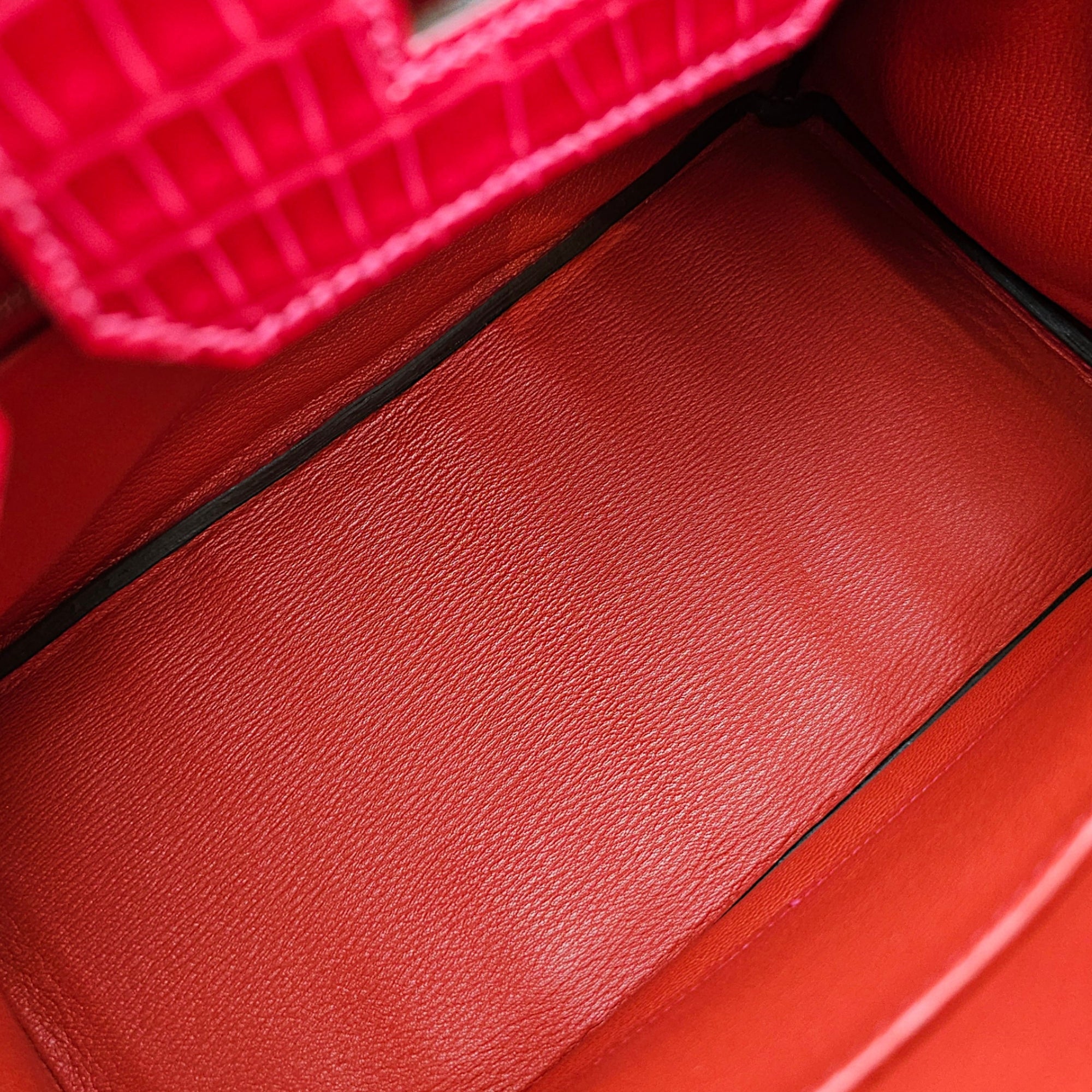 Birkin 30 Braise Top Handle Bag in Shiny Porosus Palladium hardware CL2607-22375 6