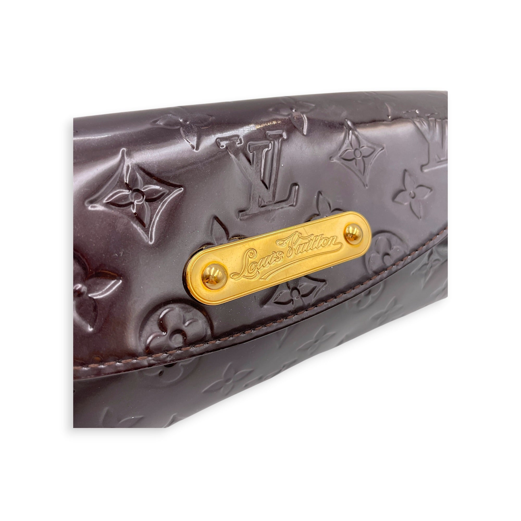 Amarante Sunset Monogram Boulevard Purple Shoulder Bag in Patent Leather Gold hardware CL2607-22376 13