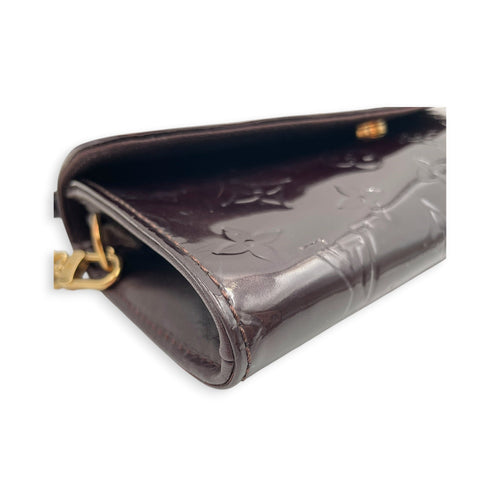 Amarante Sunset Monogram Boulevard Purple Shoulder Bag in Patent Leather Gold hardware CL2607-22376 6