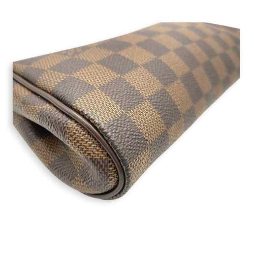 Damier Eva Brown Crossbody Bag in Coated Canvas Gold hardware CL2607-22377 13