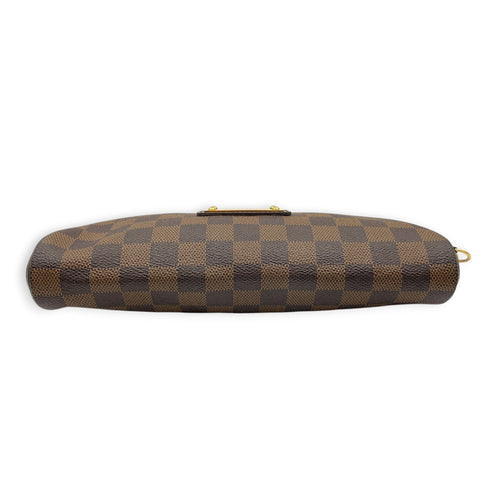Damier Eva Brown Crossbody Bag in Coated Canvas Gold hardware CL2607-22377 6