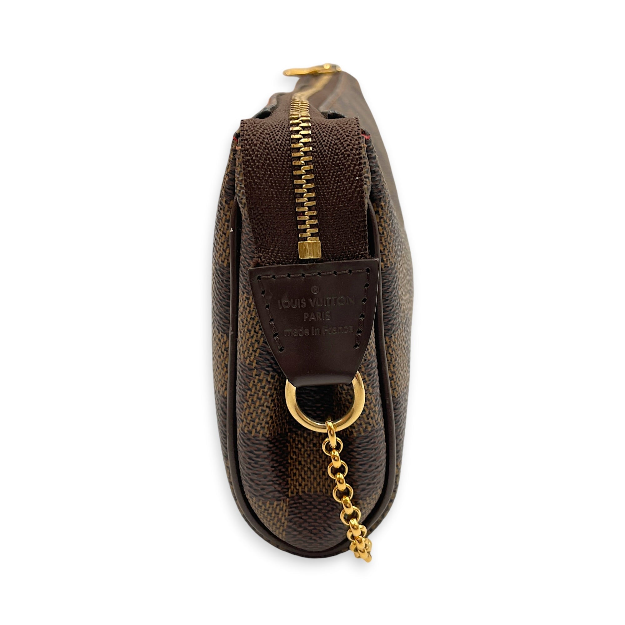 Damier Eva Brown Crossbody Bag in Coated Canvas Gold hardware CL2607-22377 4