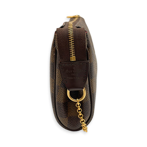 Damier Eva Brown Crossbody Bag in Coated Canvas Gold hardware CL2607-22377 4