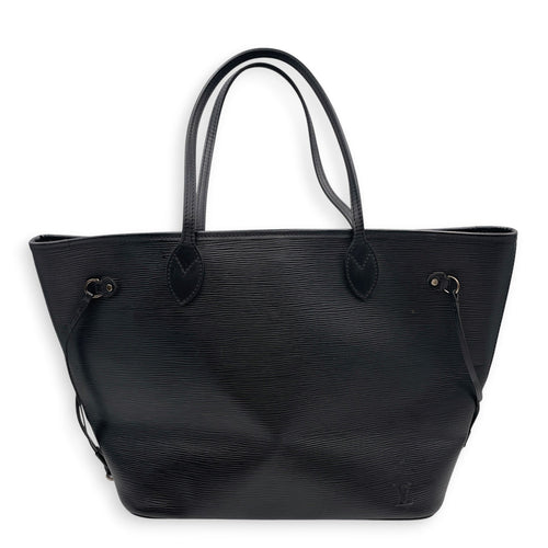 Neverfull MM Black Tote Bag in Epi Leather Silver hardware CL2607-22380 1