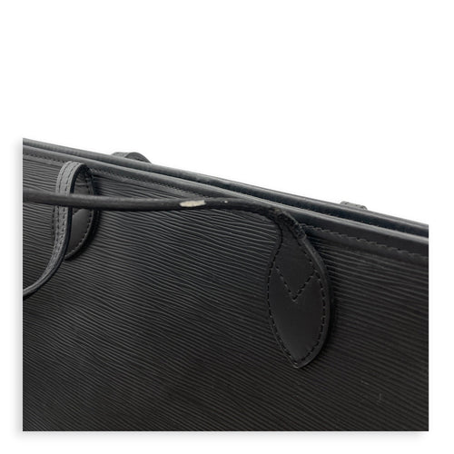 Neverfull MM Black Tote Bag in Epi Leather Silver hardware CL2607-22380 16