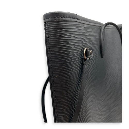 Neverfull MM Black Tote Bag in Epi Leather Silver hardware CL2607-22380 17