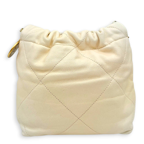 C22 Mini Iridescent ivory   Crossbody Bag in Calfskin Gold hardware CL2607-22382 2