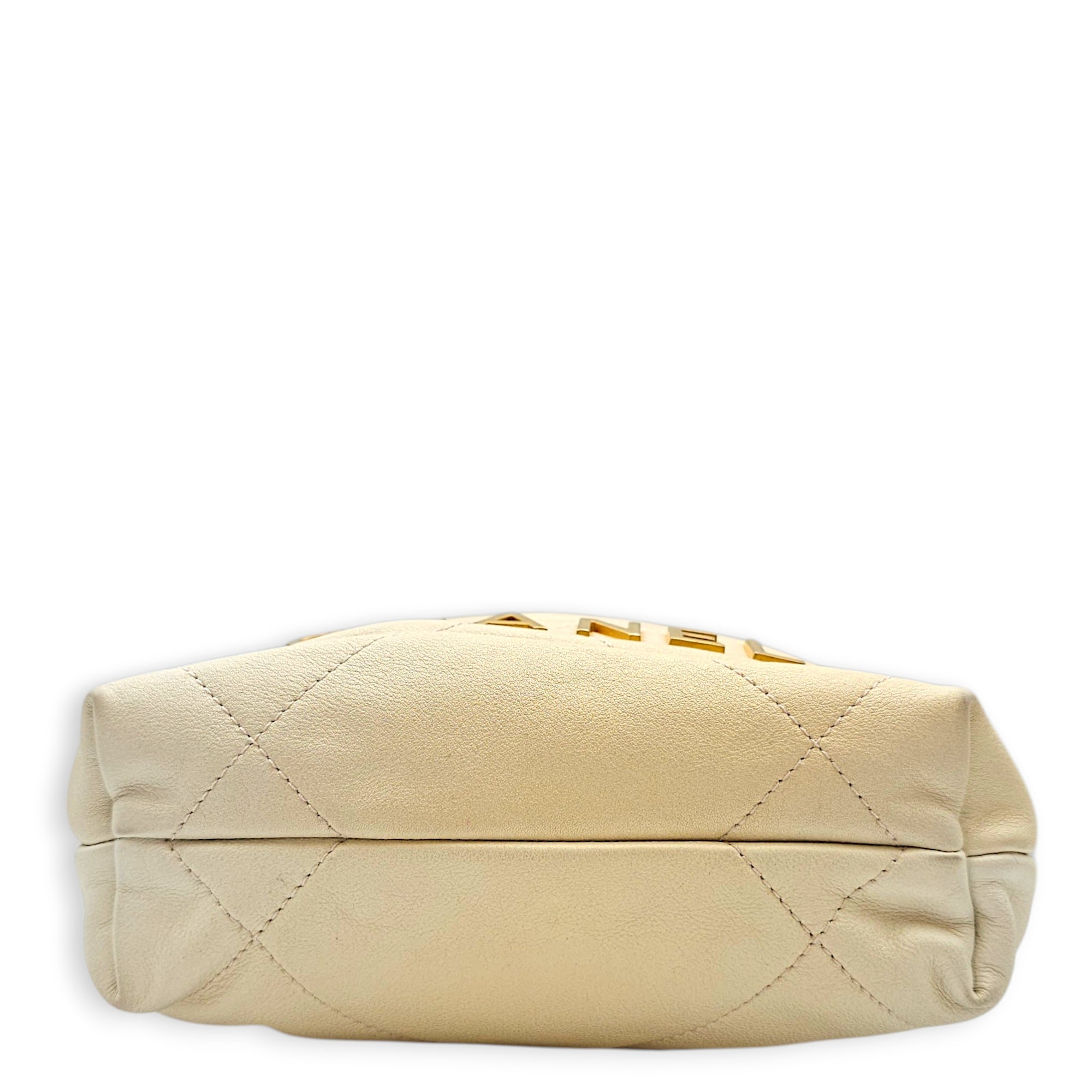 C22 Mini Iridescent ivory   Crossbody Bag in Calfskin Gold hardware CL2607-22382 5