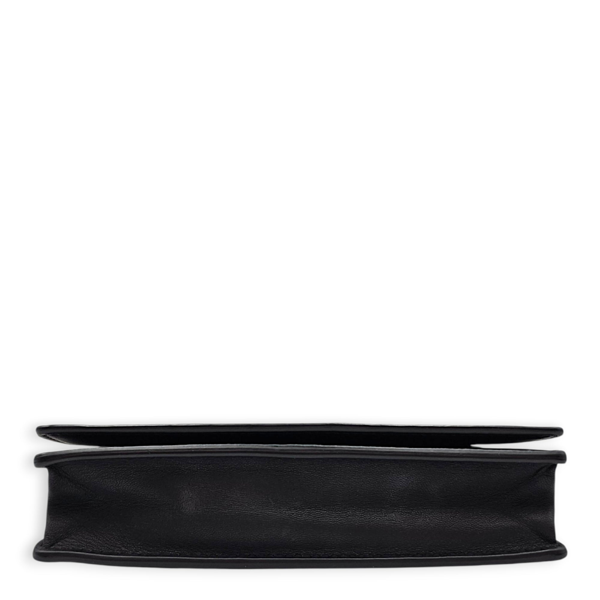 Wallet on Chain Black Crossbody Bag in Nappa Leather Ruthenium hardware CL2607-22385 5