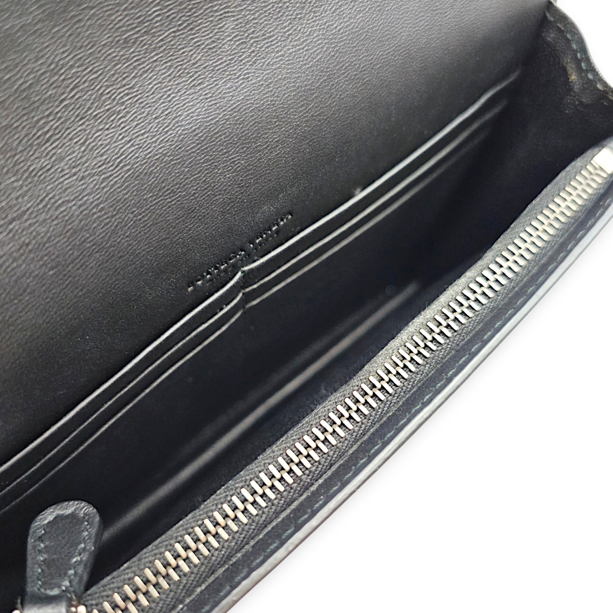 Wallet on Chain Black Crossbody Bag in Nappa Leather Ruthenium hardware CL2607-22385 6