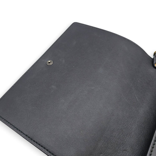Wallet on Chain Black Crossbody Bag in Nappa Leather Ruthenium hardware CL2607-22385 8