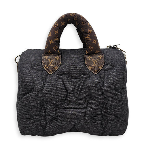 Bandouliere Speedy  Black Jeans Black Top Handle Bag in Nylon CL2607-22387 2
