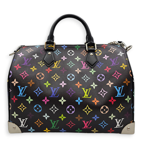 LV x TM Speedy  Multi-colour Top Handle Bag in Coated Canvas Silver hardware CL2607-22388 1
