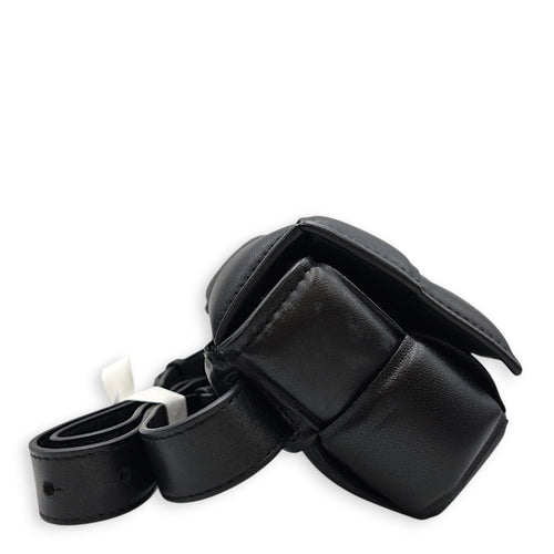 Cassette Black Belt Bag in Calfskin Gold hardware CL2607-22390 4
