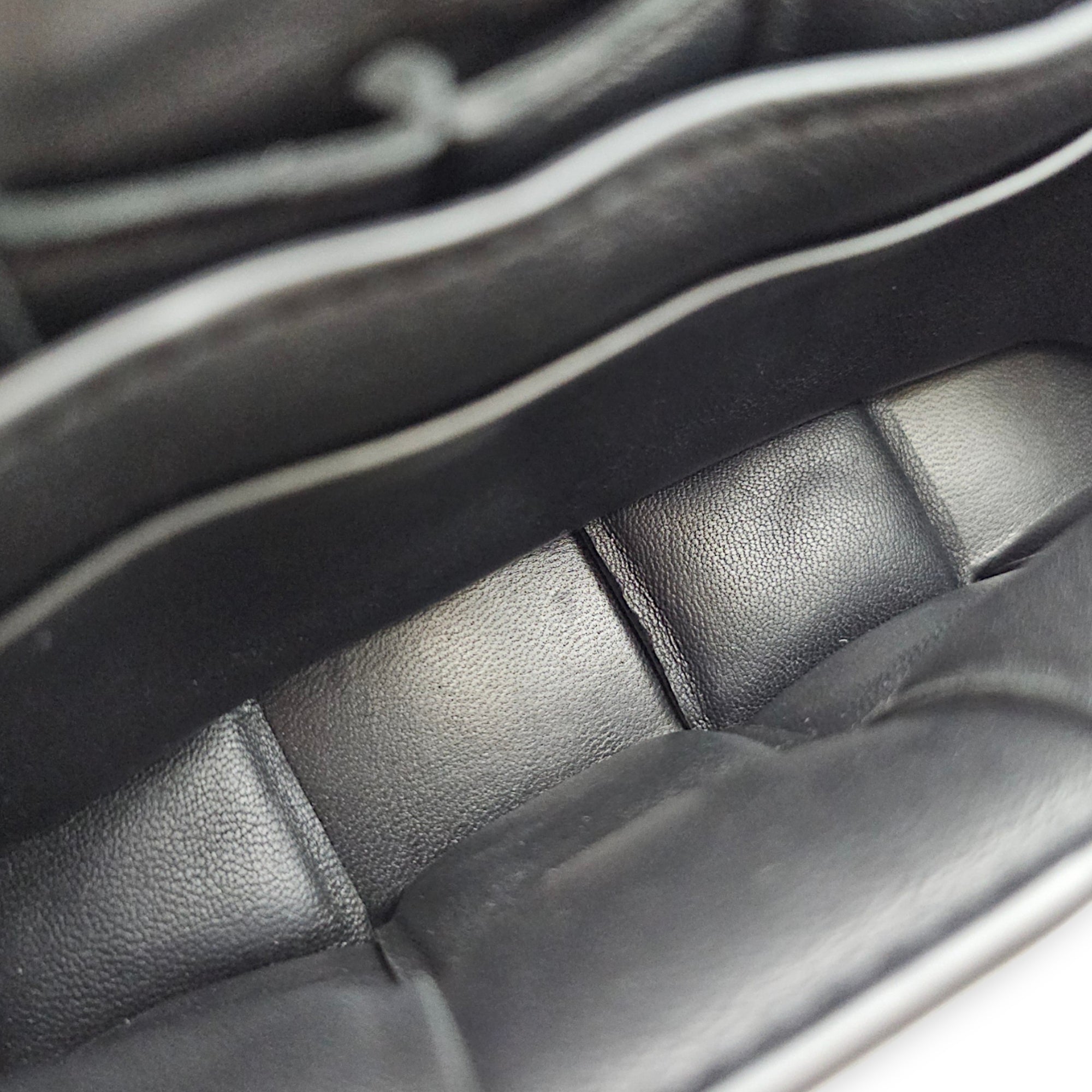 Cassette Black Belt Bag in Calfskin Gold hardware CL2607-22390 6