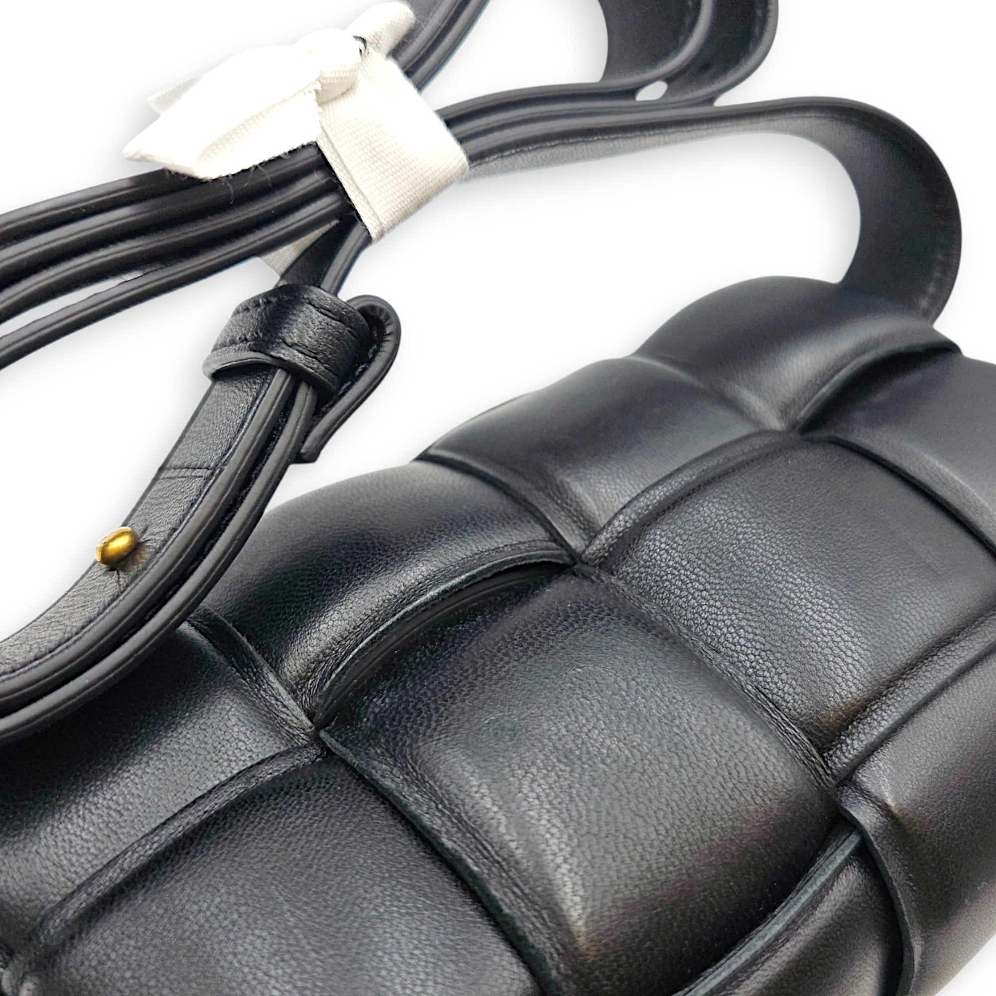 Cassette Black Belt Bag in Calfskin Gold hardware CL2607-22390 8