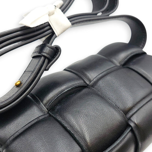 Cassette Black Belt Bag in Calfskin Gold hardware CL2607-22390 8