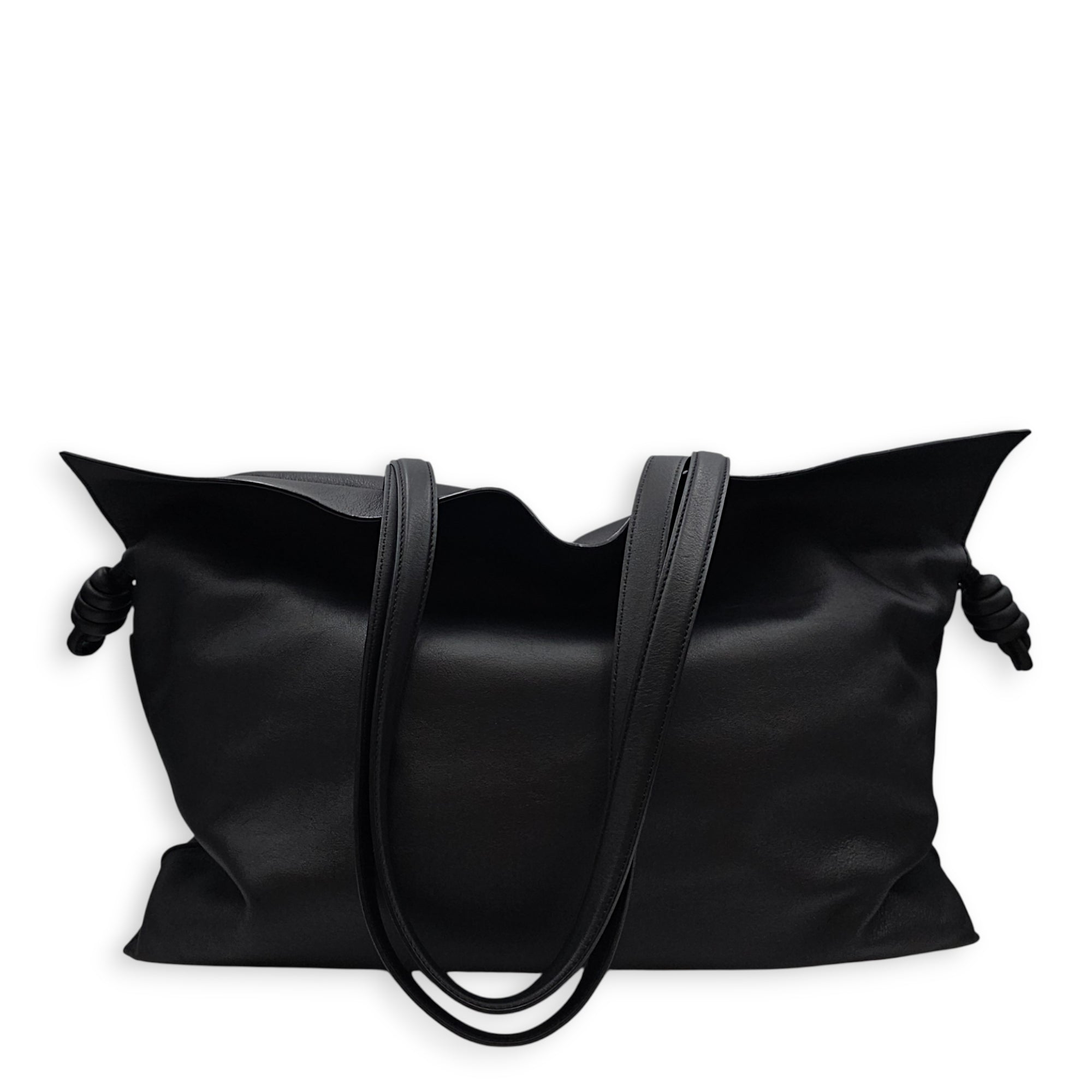 Flamingo Extra Large Black Shoulder Bag in Calfskin CL2607-22391 2