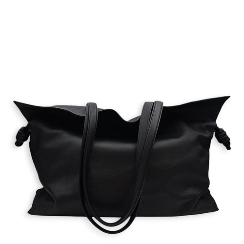 Flamingo Extra Large Black Shoulder Bag in Calfskin CL2607-22391 2