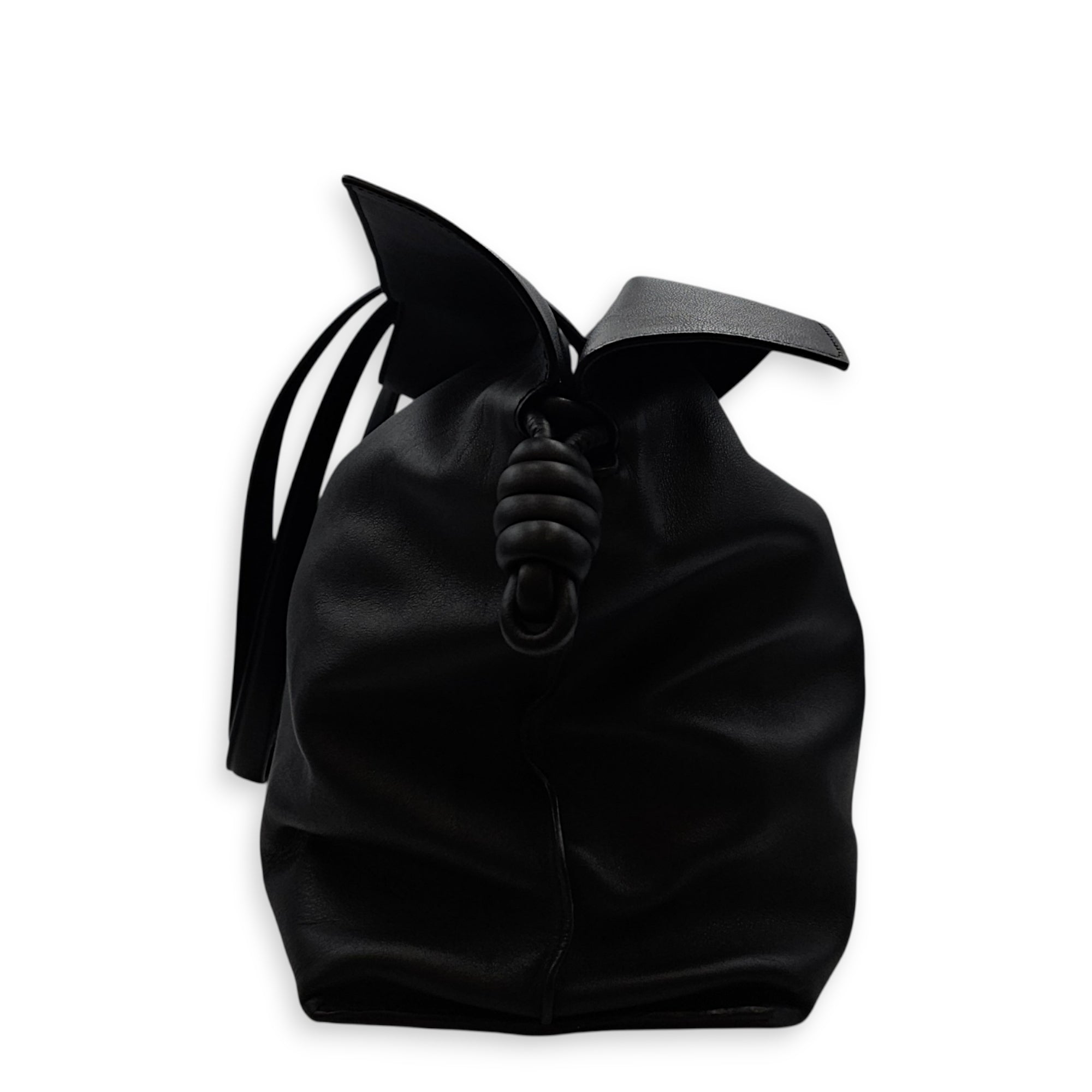 Flamingo Extra Large Black Shoulder Bag in Calfskin CL2607-22391 3