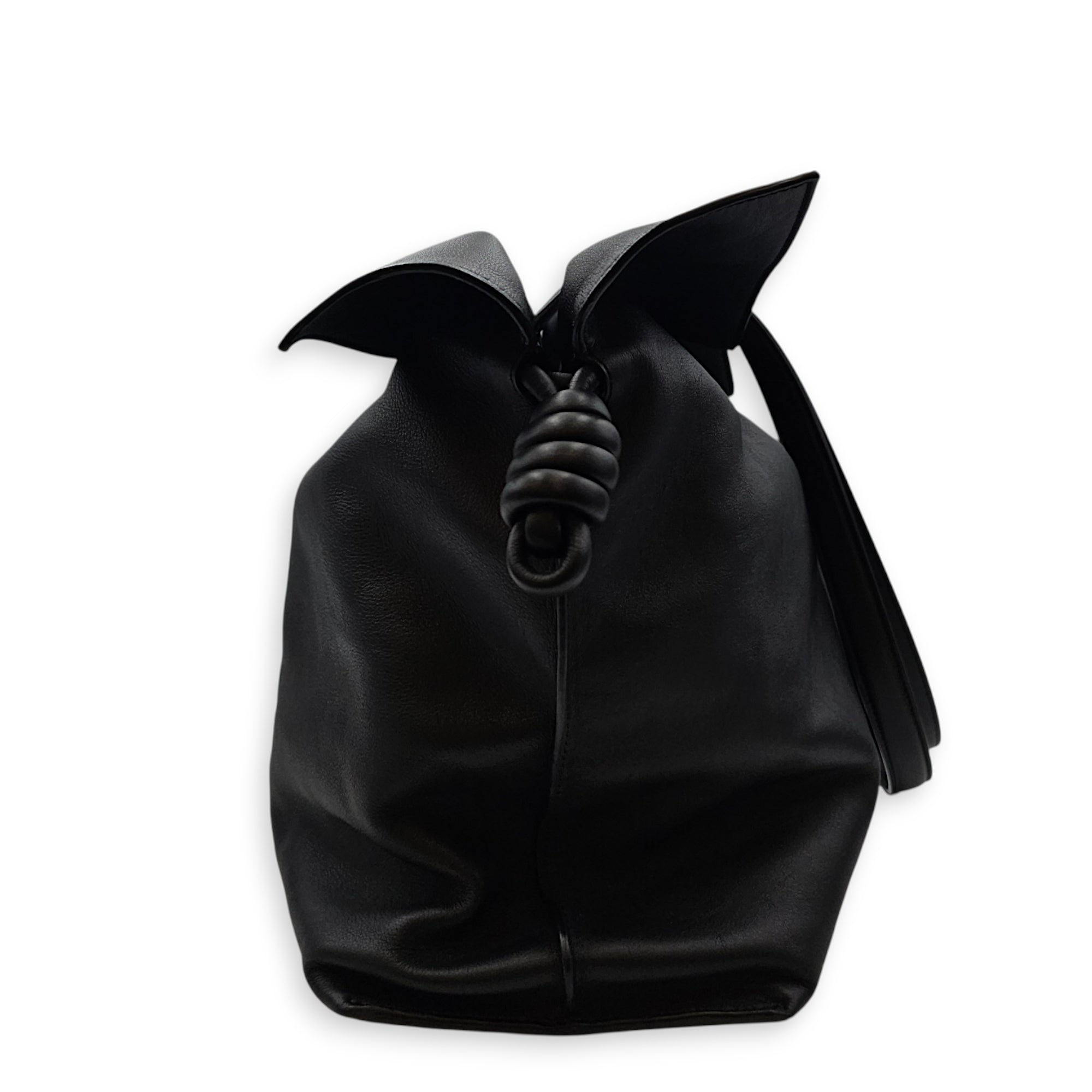 Flamingo Extra Large Black Shoulder Bag in Calfskin CL2607-22391 4