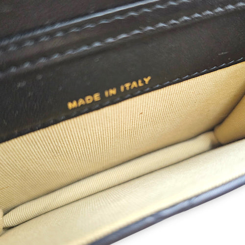Clutch with Chain Black Crossbody Bag in Lambskin Gold hardware CL2607-22392 6