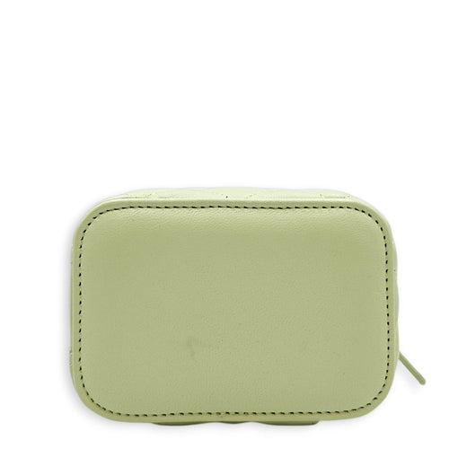 Vanity Case with Chain Small Green Crossbody Bag in Lambskin Gold hardware CL2607-22393 5