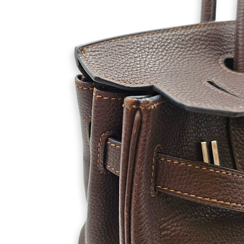Birkin 30 Chocolate in Togo Palladium hardware CL2607-22396 10