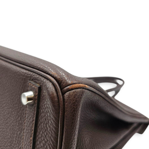Birkin 30 Chocolate in Togo Palladium hardware CL2607-22396 13