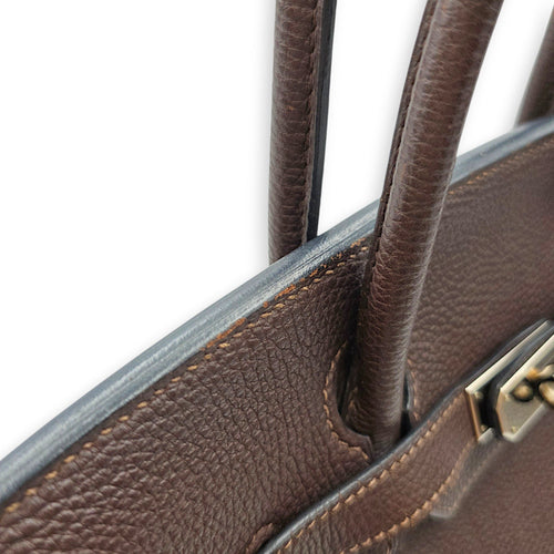 Birkin 30 Chocolate in Togo Palladium hardware CL2607-22396 16