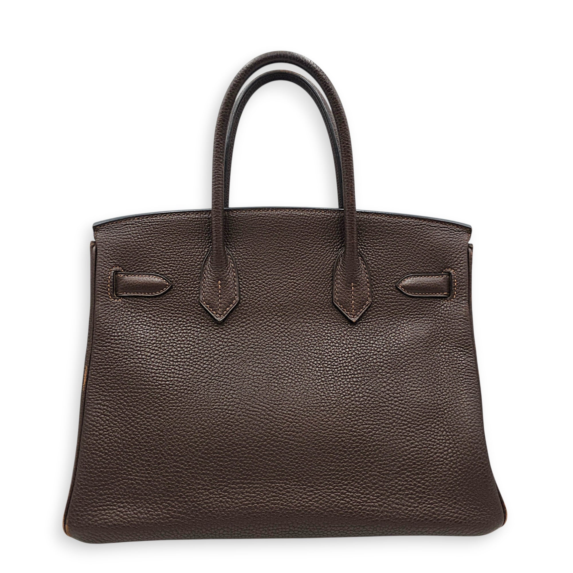Birkin 30 Chocolate in Togo Palladium hardware CL2607-22396 2